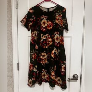 Floral Print Women's Dress